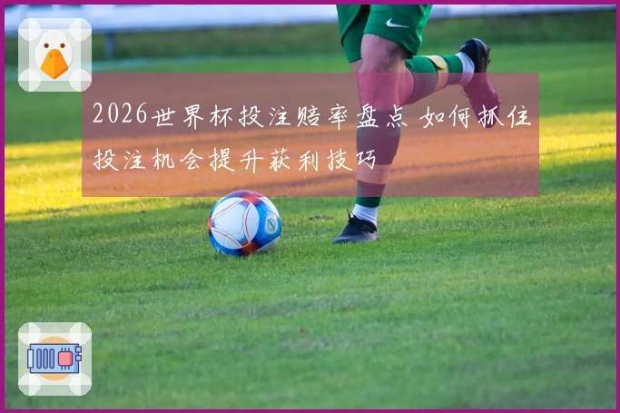 2026世界杯投注赔率盘点 如何抓住投注机会提升获利技巧